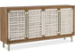 Hooker Furniture Living Room Commerce and Market Savana Woven Front Credenza