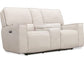 Hooker Furniture Living Room Miles Zero Gravity PWR Console Loveseat w/PWR Headrest