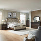 Provence Park - Queen Shelter Bed, Dresser & Mirror, Chest, Night Stand
