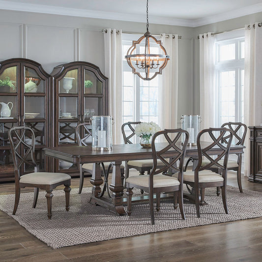 Provence Park - 7 Piece Trestle Table Set