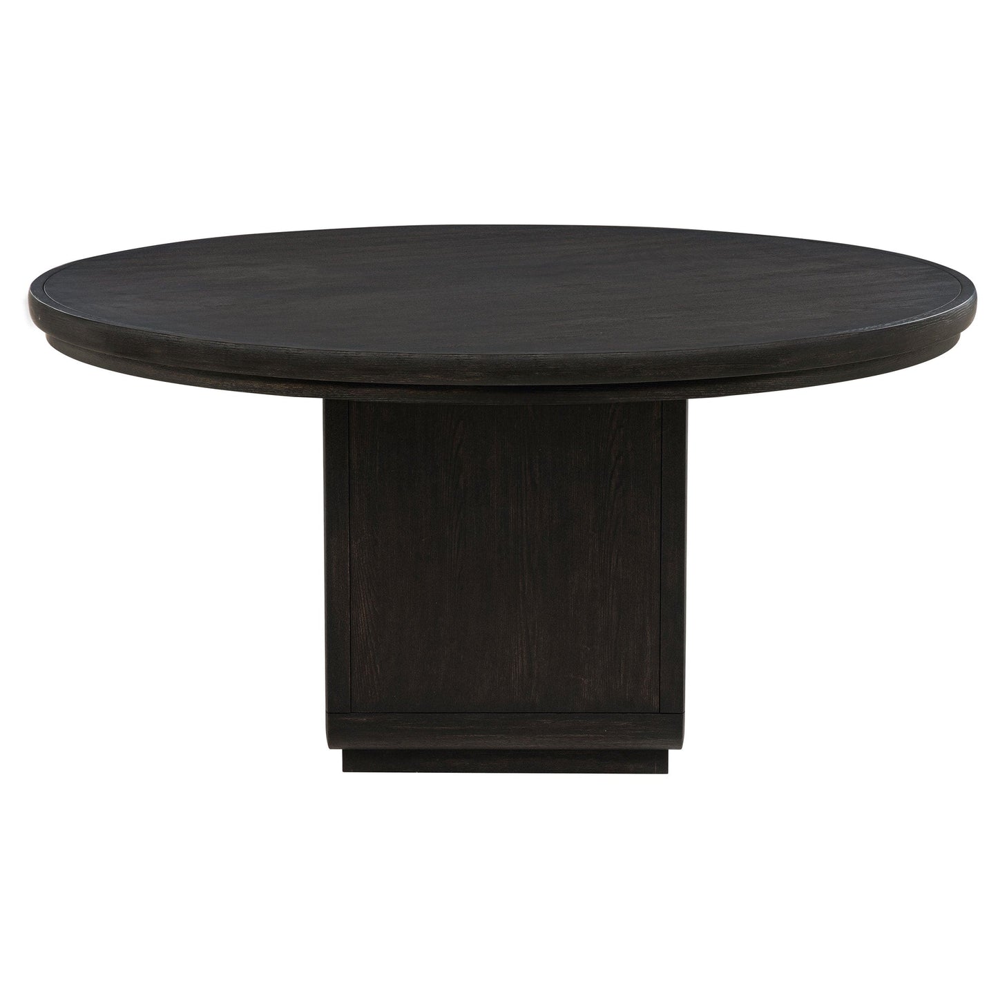 Leandro 5-piece Round Dining Table Set Burnished Black