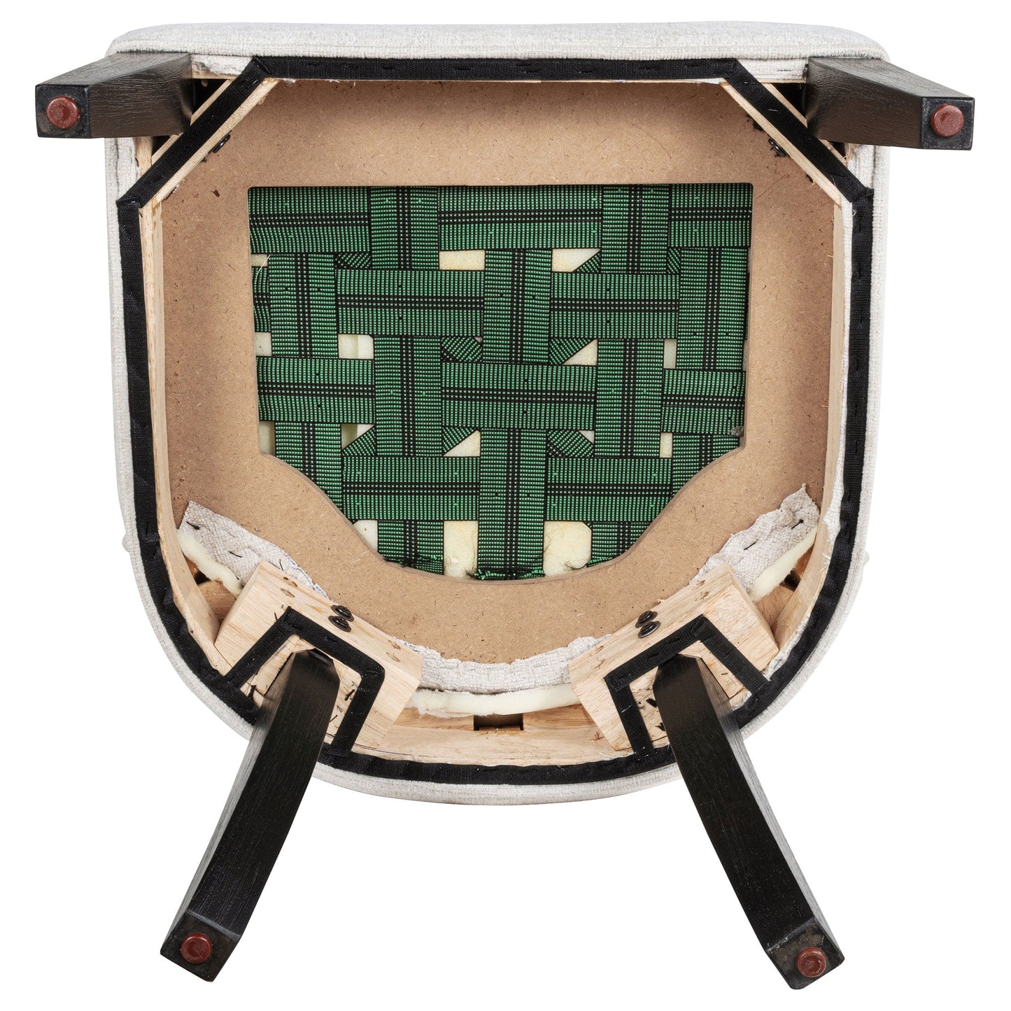 Leandro 7-piece Rectangular Dining Table Set Burnished Black