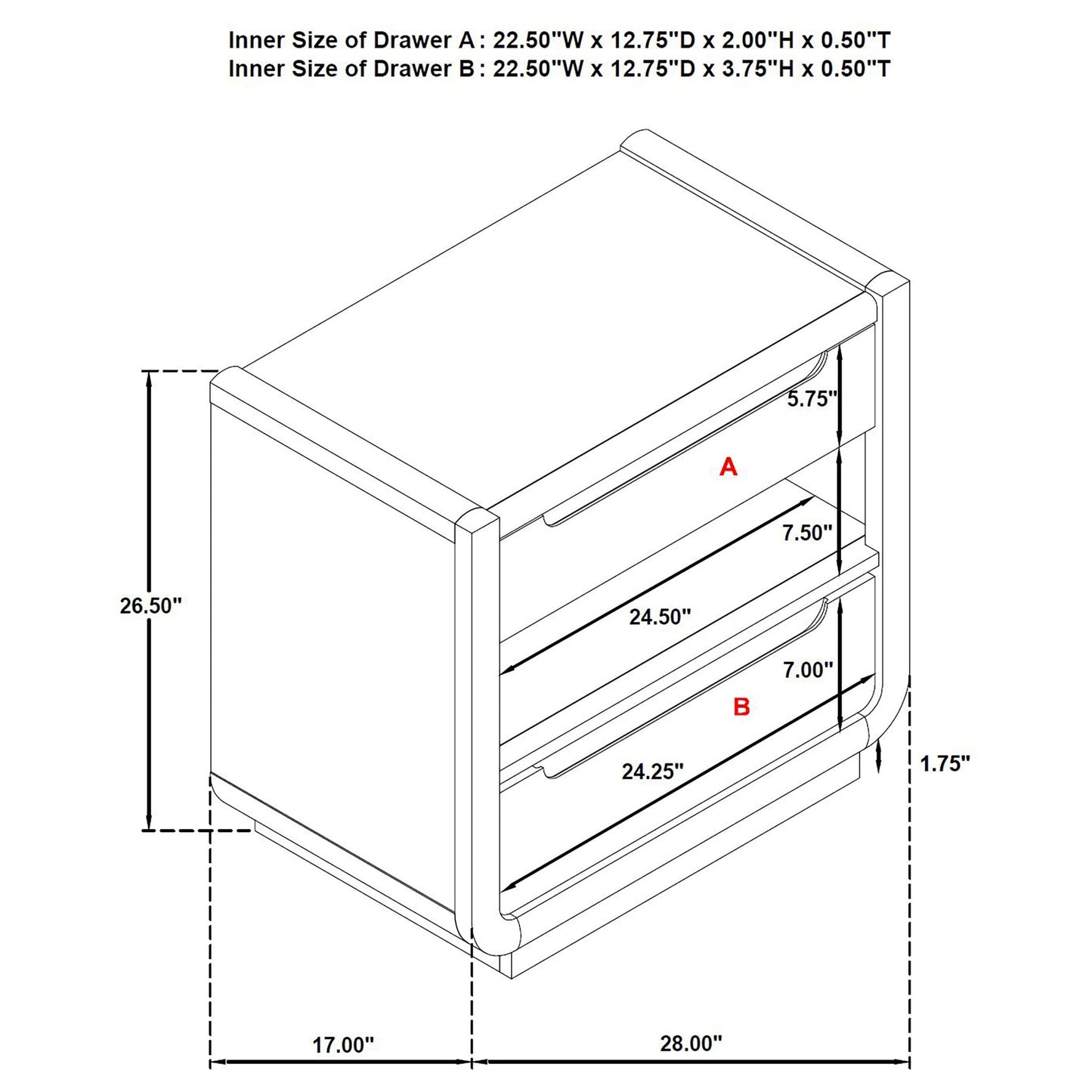 Leandro 5-piece Eastern King Bedroom Set Burnished Black