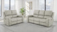 Brickston 2-piece Triple Power Reclining Sofa Set Grey