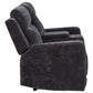 Kennett Chenille Upholstered Power Reclining Loveseat Grey