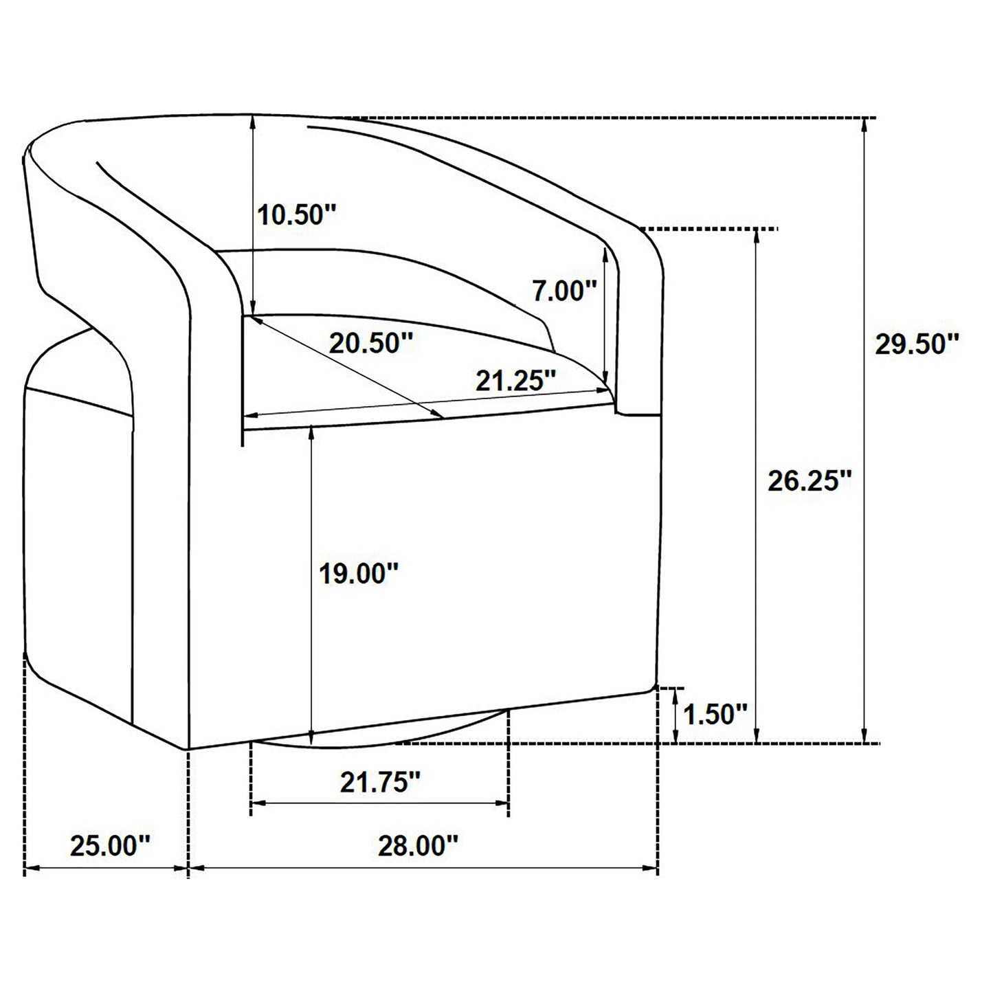 Westhill Boucle Upholstered Swivel Accent Chair Berry