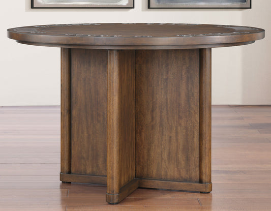 Cambridge 47.25″ Dining Table with Removable Folding Game Top