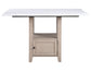 Taylor 5-Piece Faux-Marble Counter Dining Set