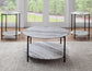 Coleen Sanwar Green Marble 18″ Round End Table