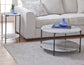 Coleen Sanwar Green Marble 32″ Round Cocktail Table