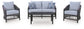 Bridges Beach Love/Chairs/Table Set (4/CN)