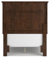 Danabrin Twin Panel Bed with Mirrored Dresser, Chest and Nightstand