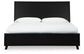 Danziar Queen Panel Bed with Mirrored Dresser and Nightstand