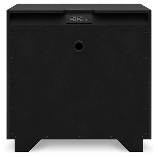 Londer California King Panel Bed with Mirrored Dresser, Chest and Nightstand