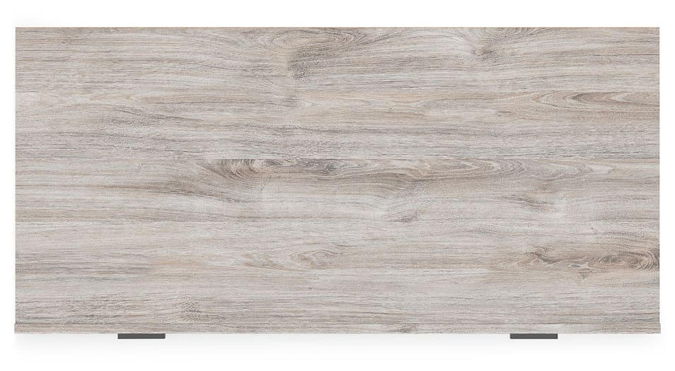 Vessalli King Panel Headboard with Mirrored Dresser, Chest and Nightstand