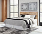 Hyanna King Panel Headboard with Mirrored Dresser, Chest and Nightstand