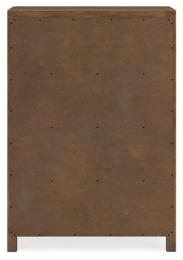 Cabalynn Queen Upholstered Bed with Mirrored Dresser, Chest and Nightstand