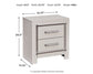 Zyniden Queen Upholstered Panel Headboard with Mirrored Dresser and Nightstand