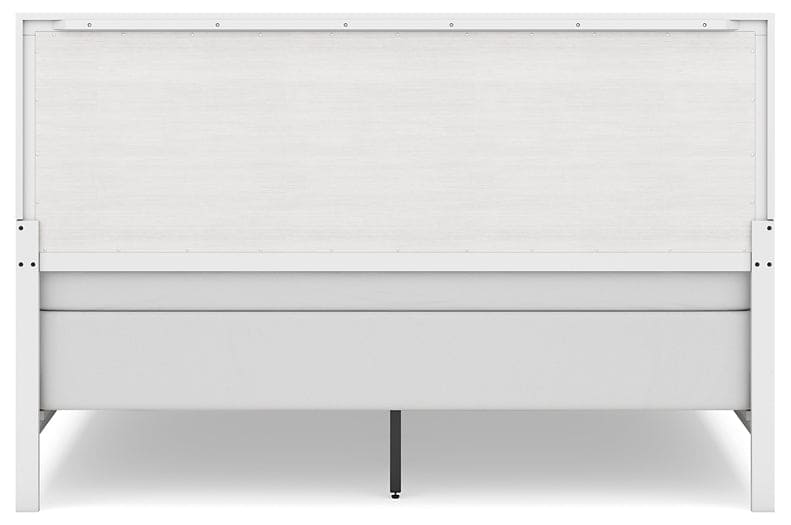 Binterglen King Panel Bed with Mirrored Dresser and Chest