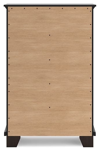 Covetown King Panel Bed with Mirrored Dresser, Chest and Nightstand