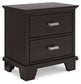 Covetown Full Panel Bed with Mirrored Dresser, Chest and Nightstand