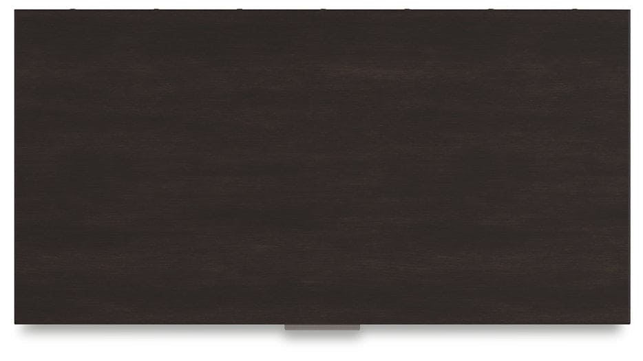 Covetown California King Panel Bed with Mirrored Dresser and Chest