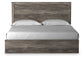 Ralinksi King Panel Bed with Mirrored Dresser, Chest and Nightstand