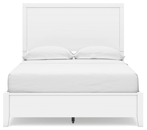 Binterglen Full Panel Bed with Mirrored Dresser