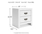 Binterglen Full Panel Bed with Mirrored Dresser and Nightstand