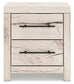 Lawroy Twin Panel Bed with Mirrored Dresser and Nightstand