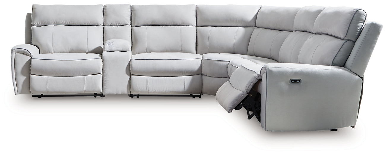 Social Pointe 6-Piece Power Reclining Sectional
