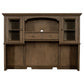 Hartshill 2-door Hutch with Shelves Burnished Oak