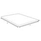 Cascade 3-inch Twin XL Cool Memory Foam Mattress Topper