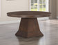 Vaughn 60-96″ Table with 2-18″ Leaves, Coffee Finish