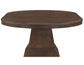 Vaughn 60-96″ Table with 2-18″ Leaves, Coffee Finish