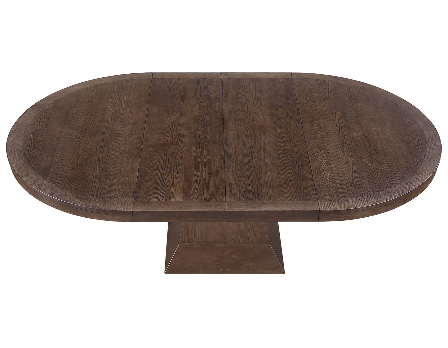 Vaughn 60-96″ Table with 2-18″ Leaves, Coffee Finish