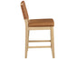 Reid Camel Vegan Leather 30″ Bar Stool, Sand Finish