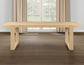 Reid 77-95″ Dining Table with 18″ Leaf, Sand Finish