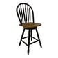 Windsor Swivel Counter Chair - Black