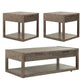3 Piece Set (1-Cocktail 2-End Tables)