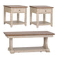 3 Piece Set (1-Cocktail 2-End Tables)