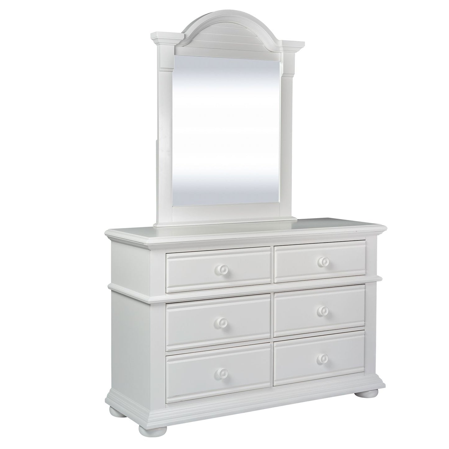 Full Panel Bed, Dresser & Mirror