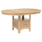 Lavon 5-piece Oval Extension Leaf Dining Set Light Oak