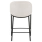Chadwick Fabric Upholstered Counter Height Chair Beige (Set of 2)