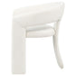 Carlow Upholstered Dining Arm Chair White (Set of 2)