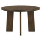 Strouse 5-piece Dining Set Black and Walnut