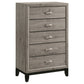 Watson Five-piece Full Bedroom Set Light Taupe