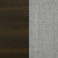 Atlas 63-inch California King Upholstered Panel Bed Grey and Dark Oak