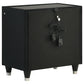 Ravenne 5-piece Velvet Upholstered Eastern King LED Bedroom Set Black