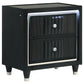 Ravenne 5-piece Velvet Upholstered California King LED Bedroom Set Black